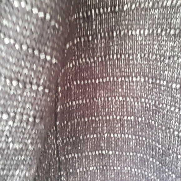 The Great. Short Monster Cardigan Loop Knot in Metallic Charcoal - Picture 9 of 10